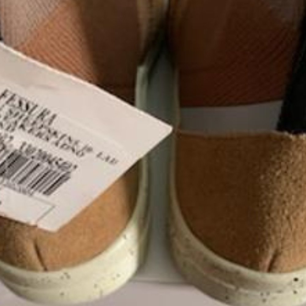 Adno 5.10 Sheepskin Sand Brown High Top Knit Sneakers - Picture 3 of 6